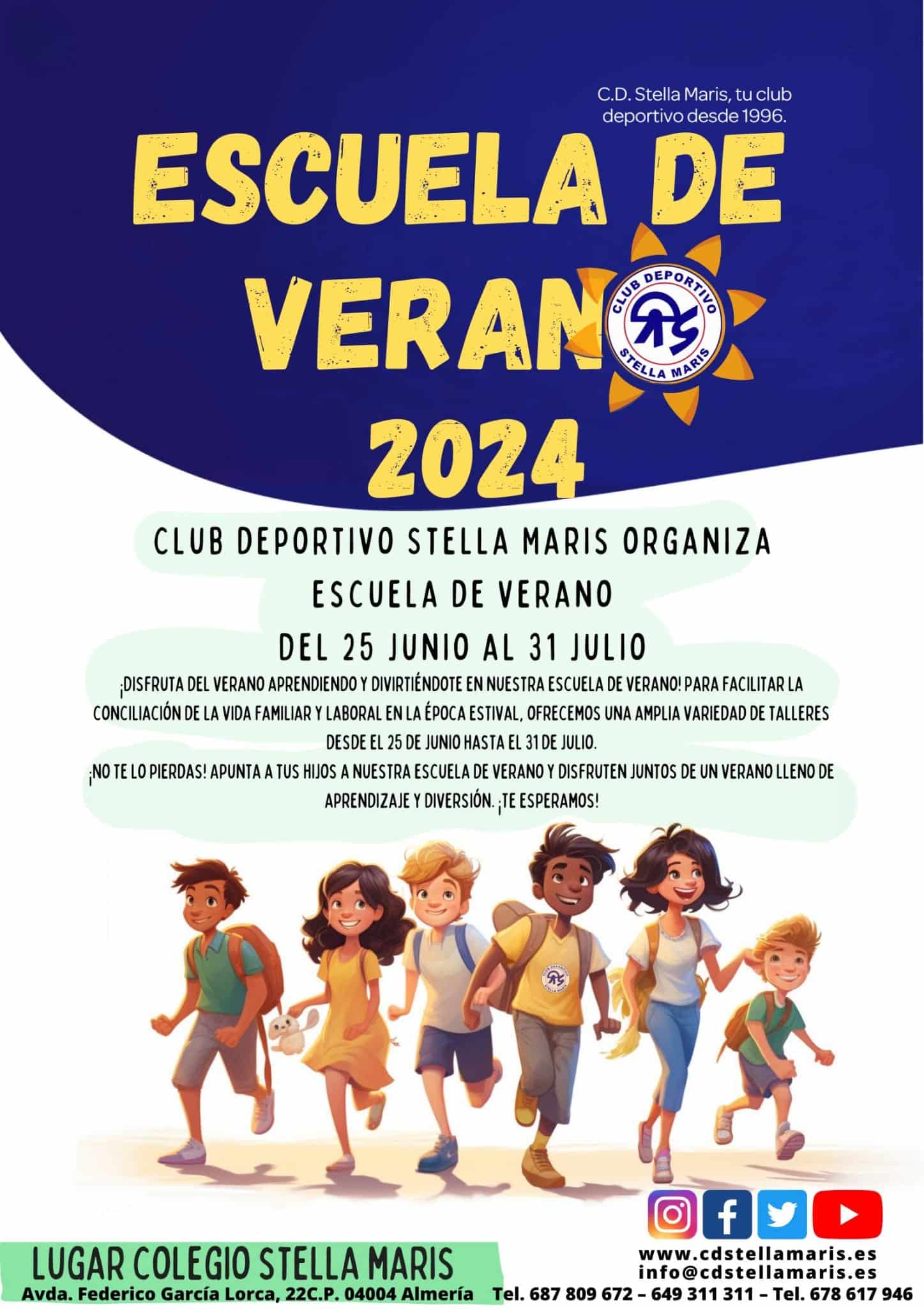 escuela de verano 2024 - stella maris